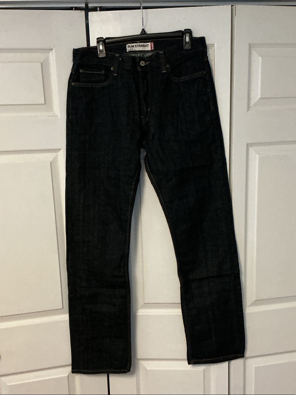 Levi's Men's Slim Straight Black Denim Jeans